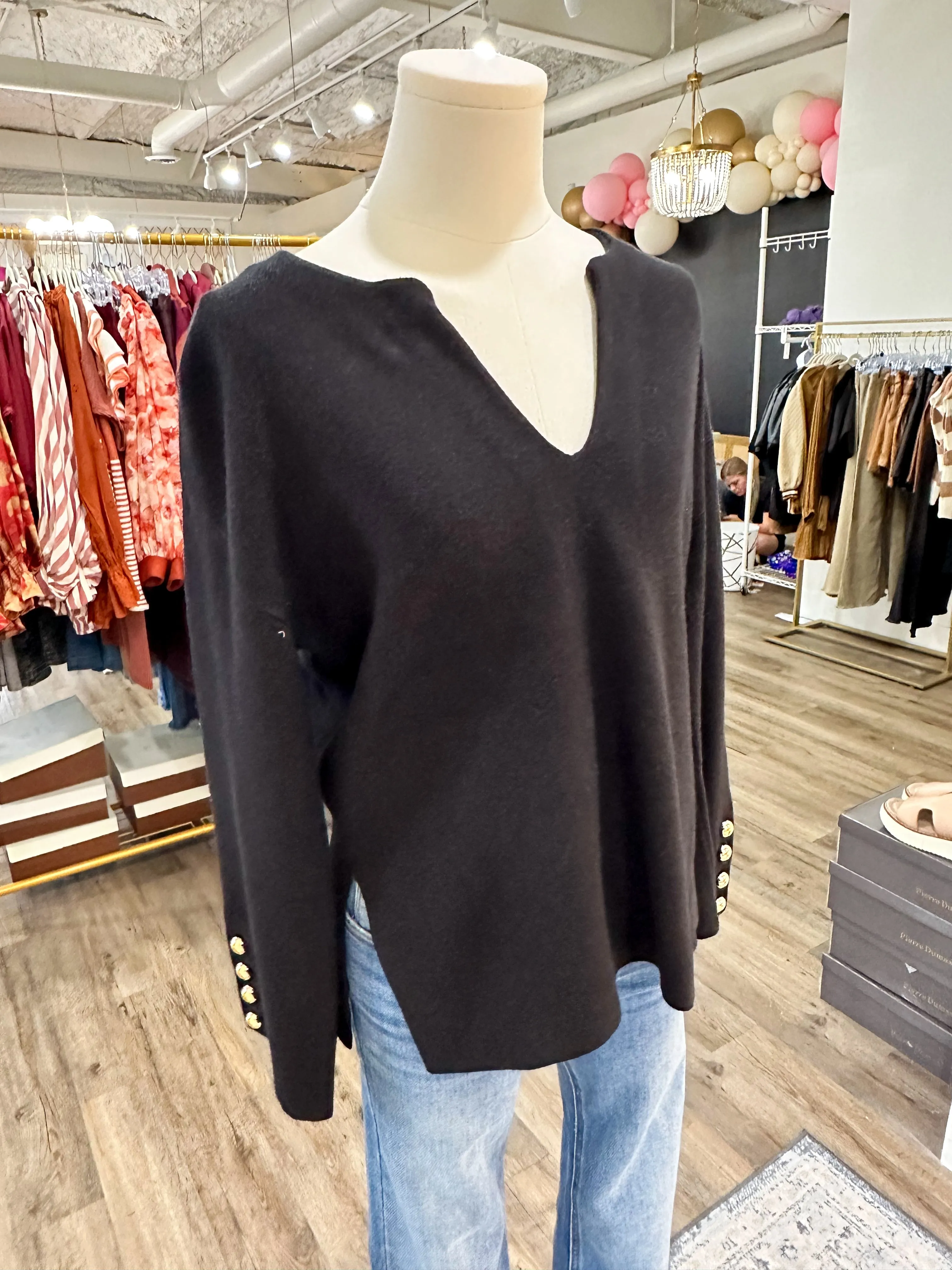 Black Chic & Elegant Sweater