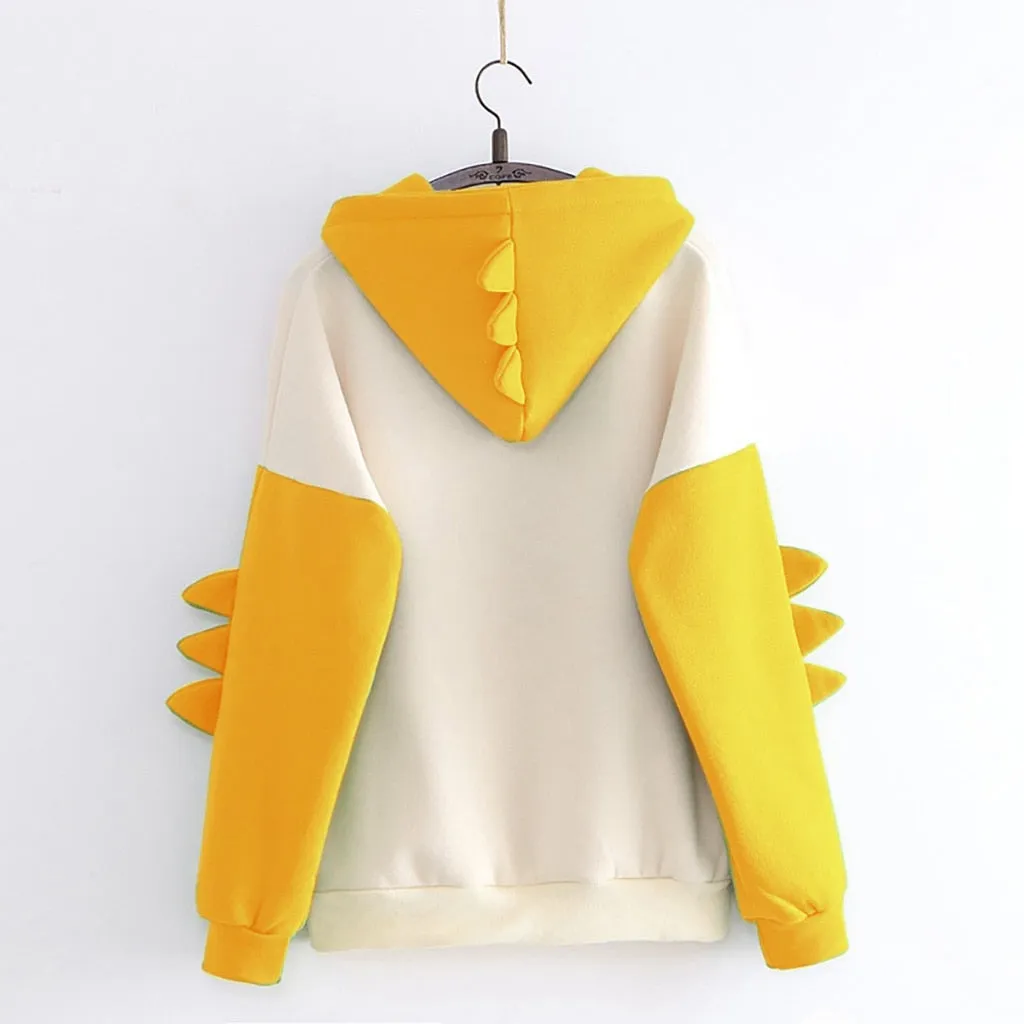 Cute Dinosaur Womens Hoodies