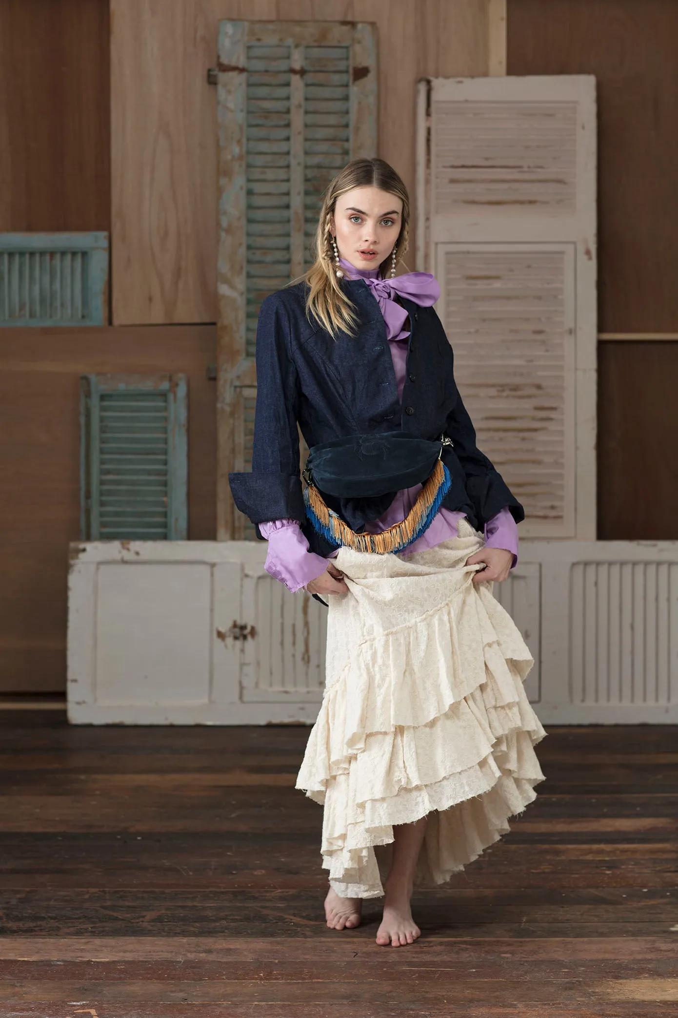 Denim tux jacket - Short