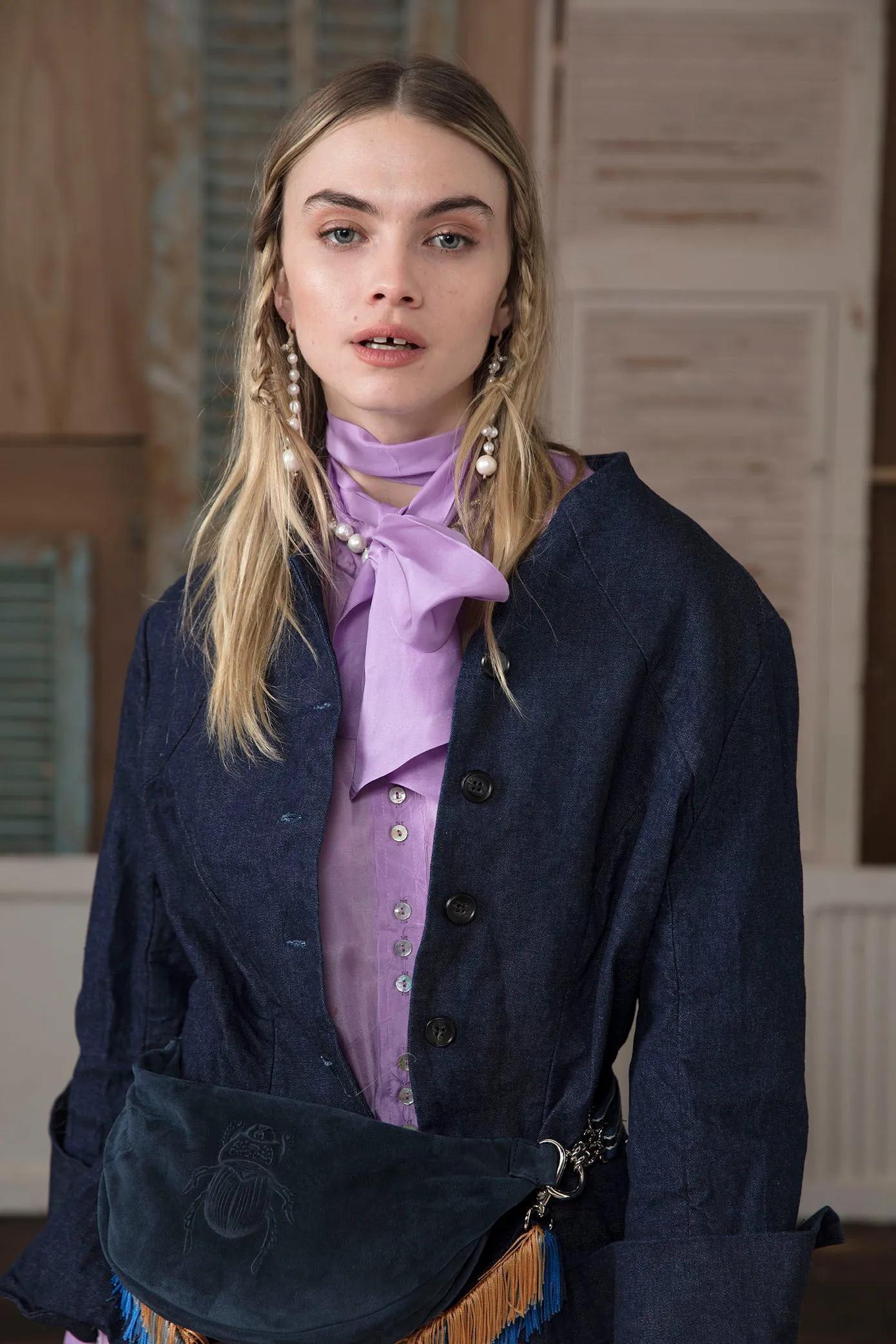 Denim tux jacket - Short