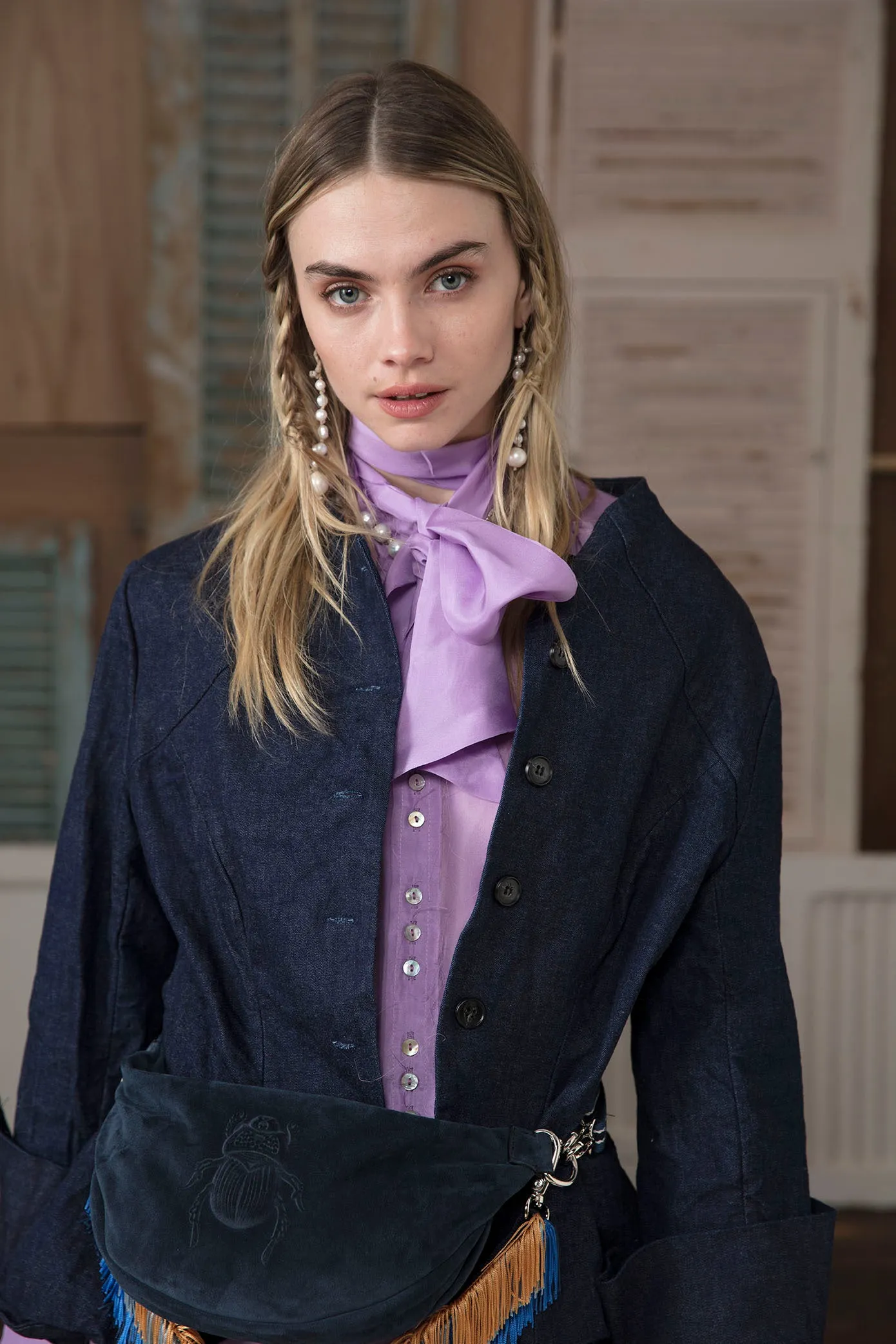 Denim tux jacket - Short
