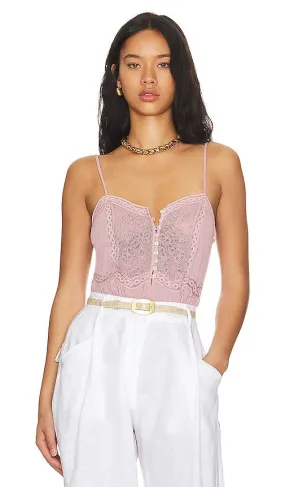 Free People Still the One Bodysuit in Mauve