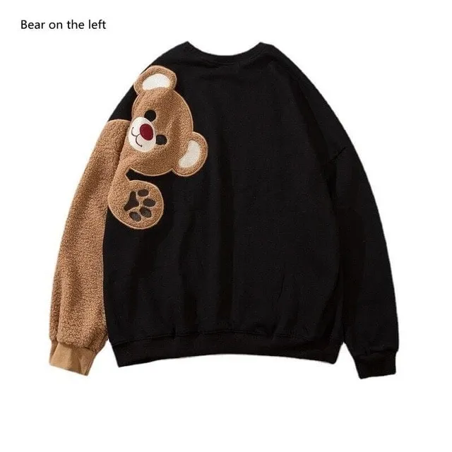 Harajuku Cute Bear Hoodies