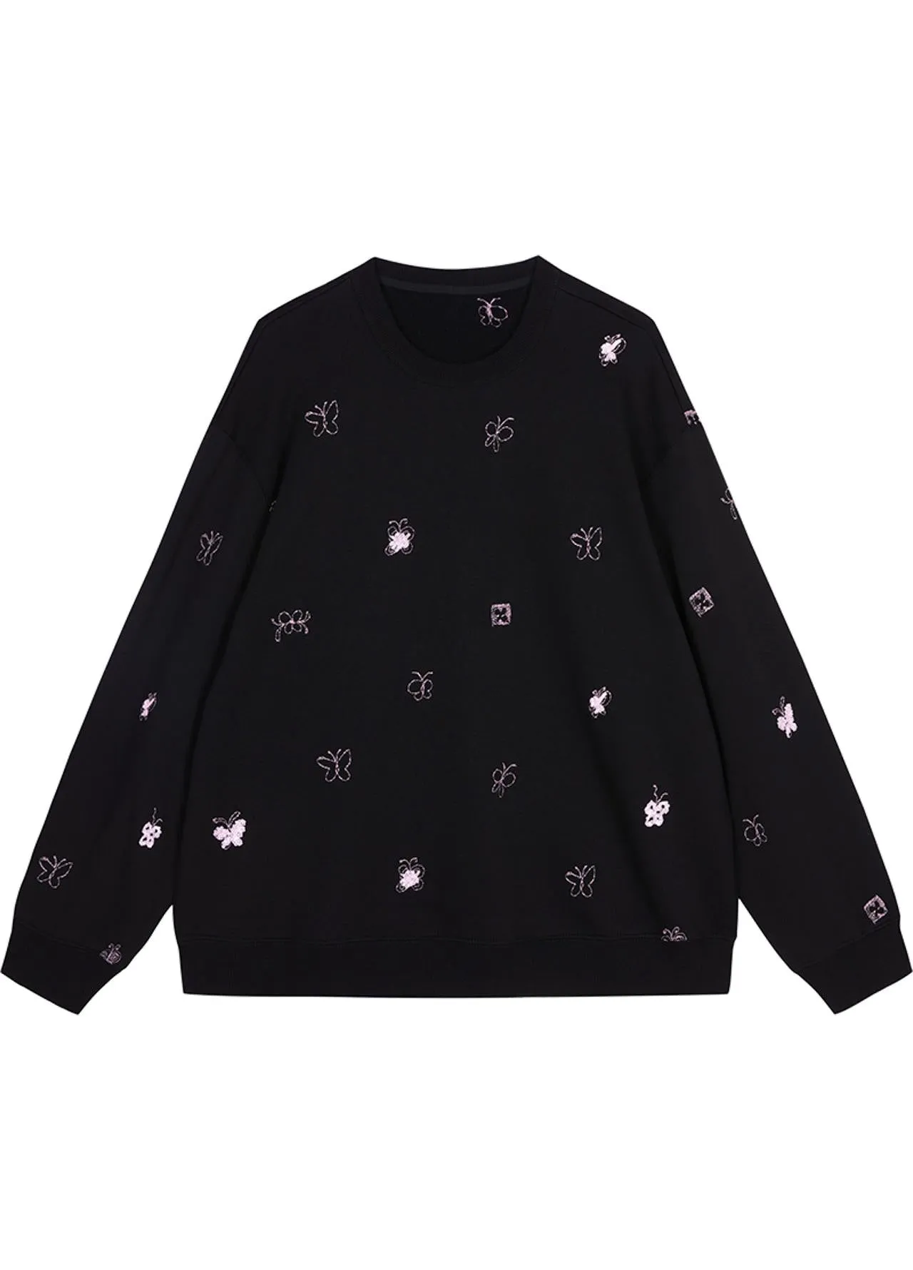 JNBY butterfly embellished sweatshirt