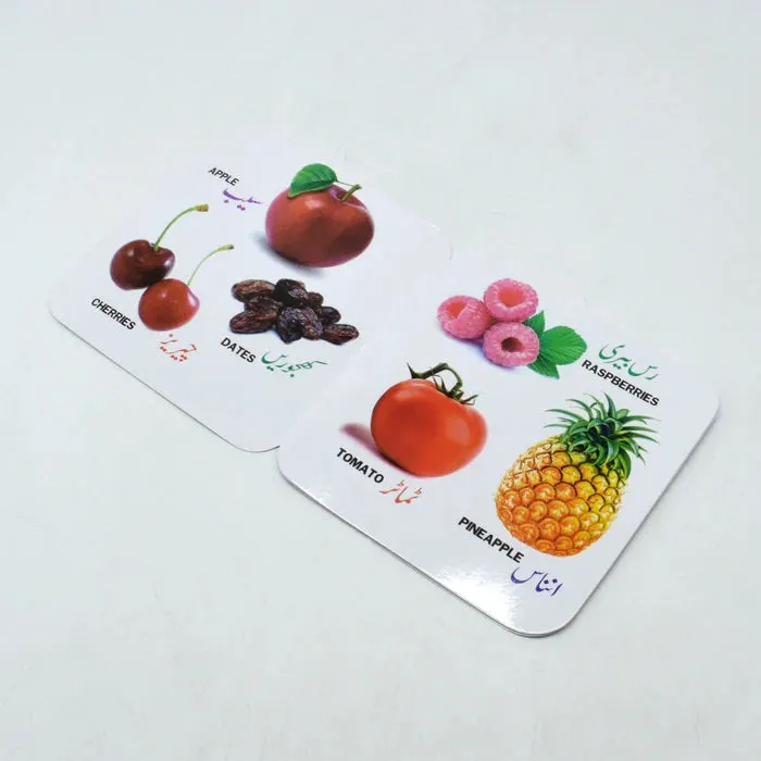 Kids Fruit Learning Book With 4 Pages