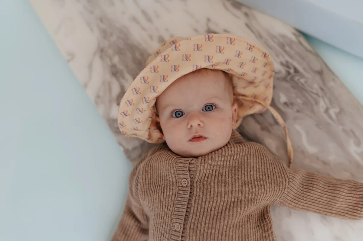knit cardigan - soft caramel