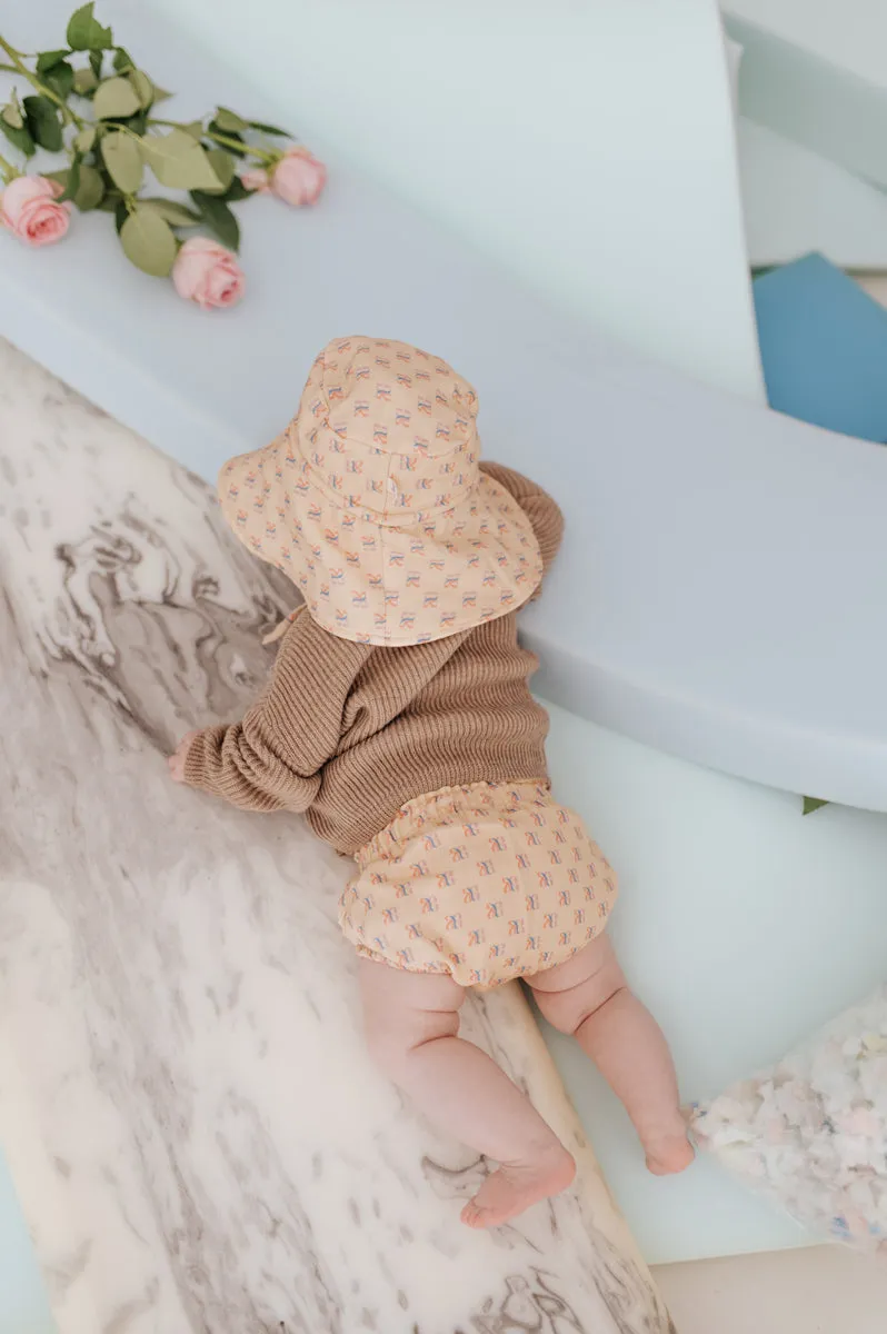 knit cardigan - soft caramel