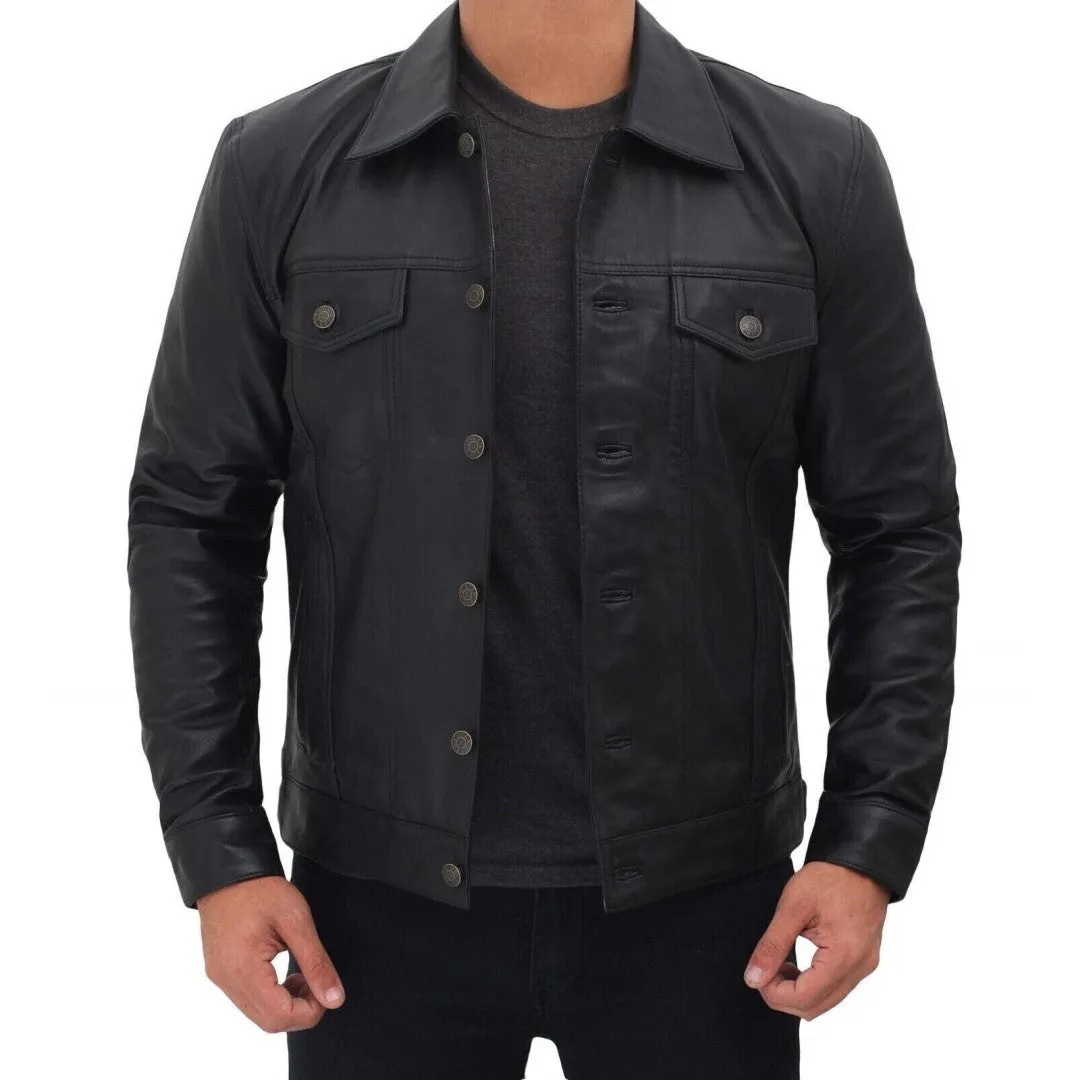 Lamb Skin Leather Shirts