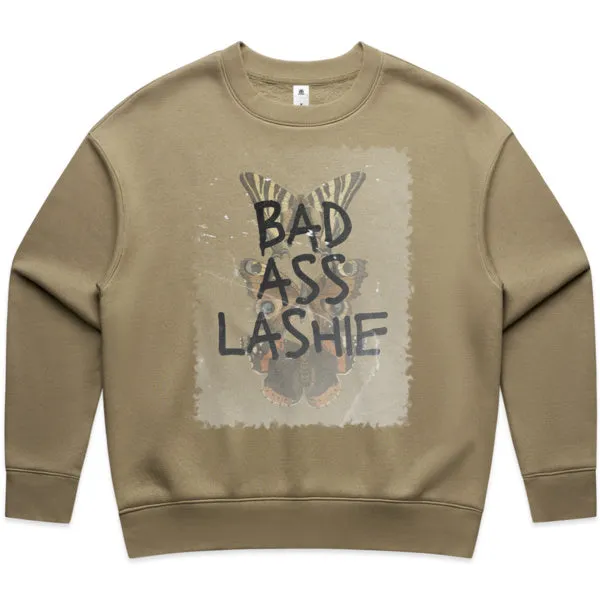 Lash Sisterhood  - Relaxed Bad Ass Lashie Crew Sweater