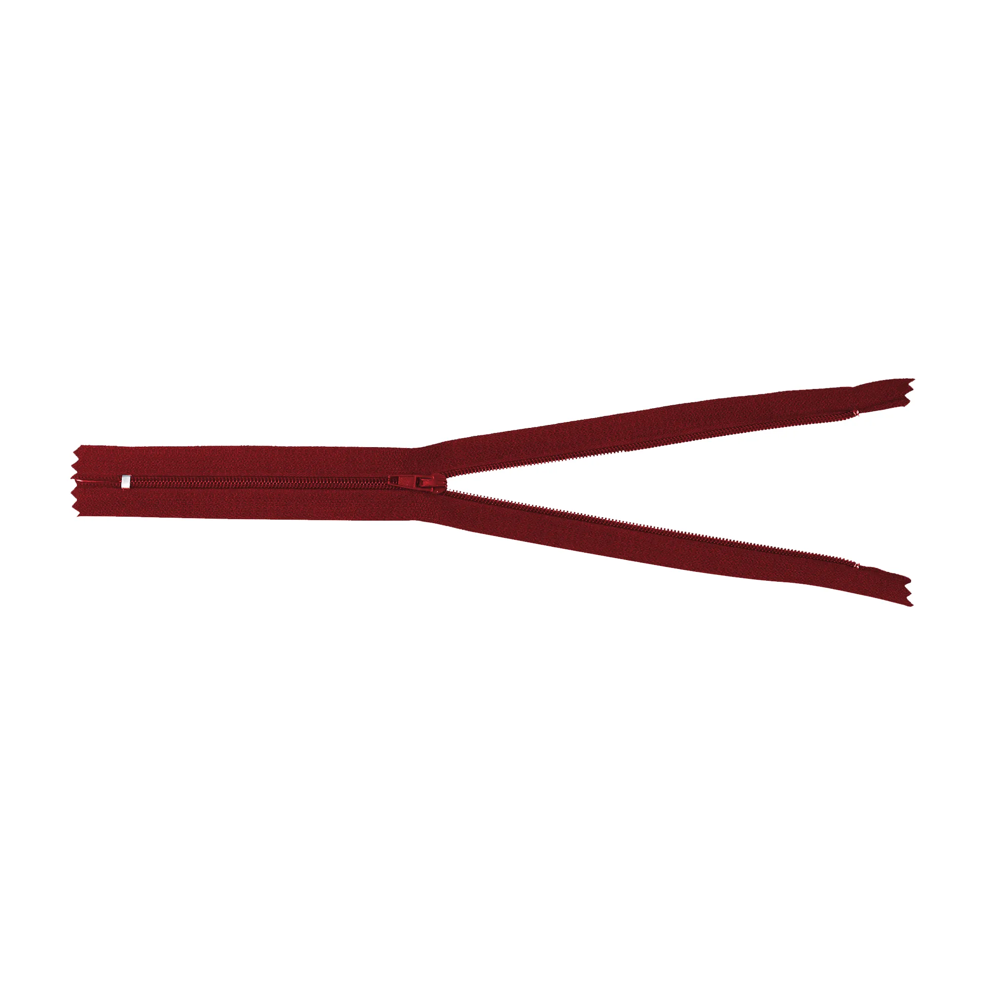 Mandala Crafts Burgundy Nylon Zippers for Sewing Zipper in Bulk - Burgundy Zippers Sewing Supplies - Burgundy Sewing Zippers for Tailor Zipper Replacement