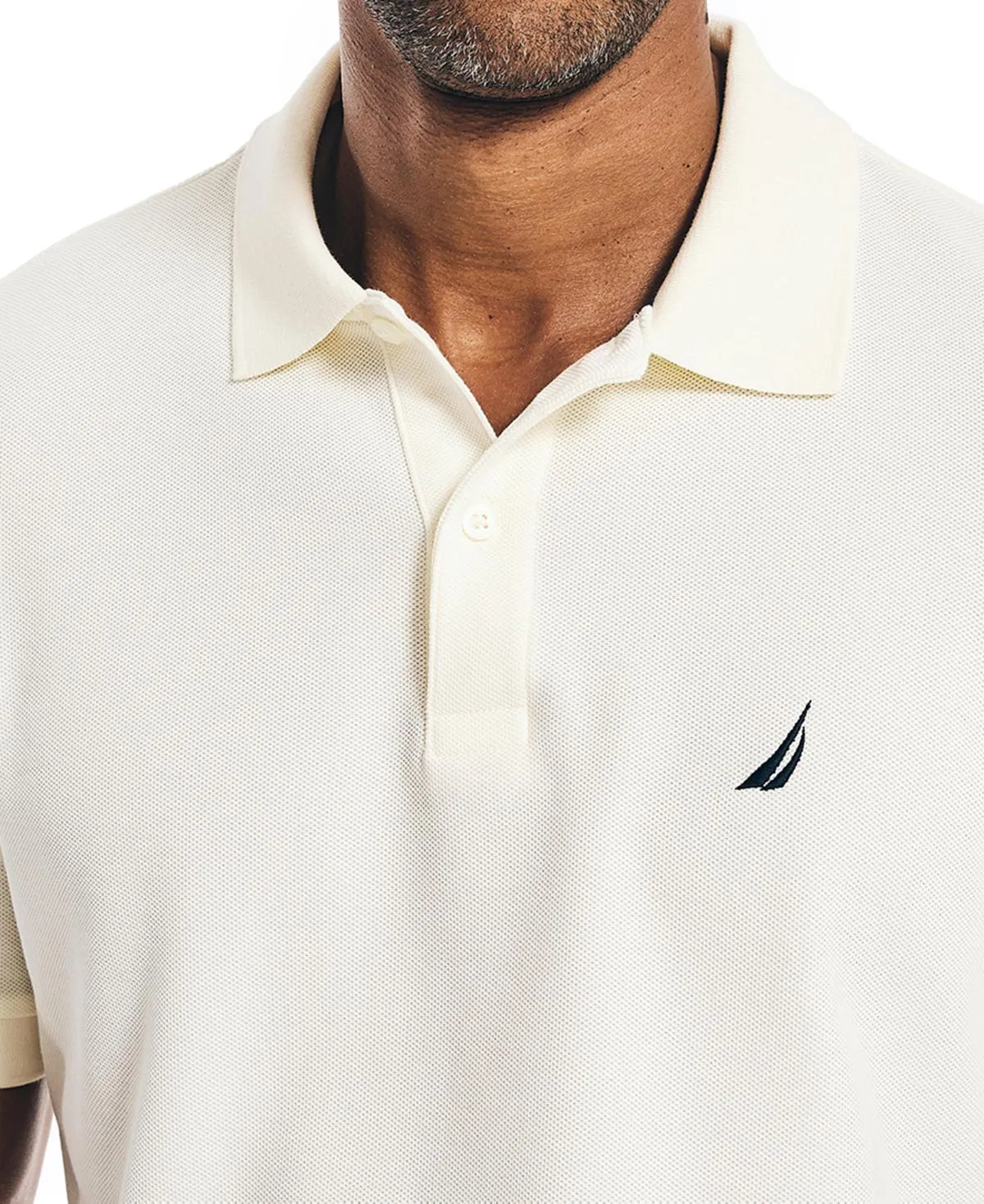 Men's regular fit polo shirt made from environmentally friendly Nautica materials