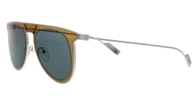 Salvatore Ferragamo SF209S 329 Olive Green Aviator Sunglasses