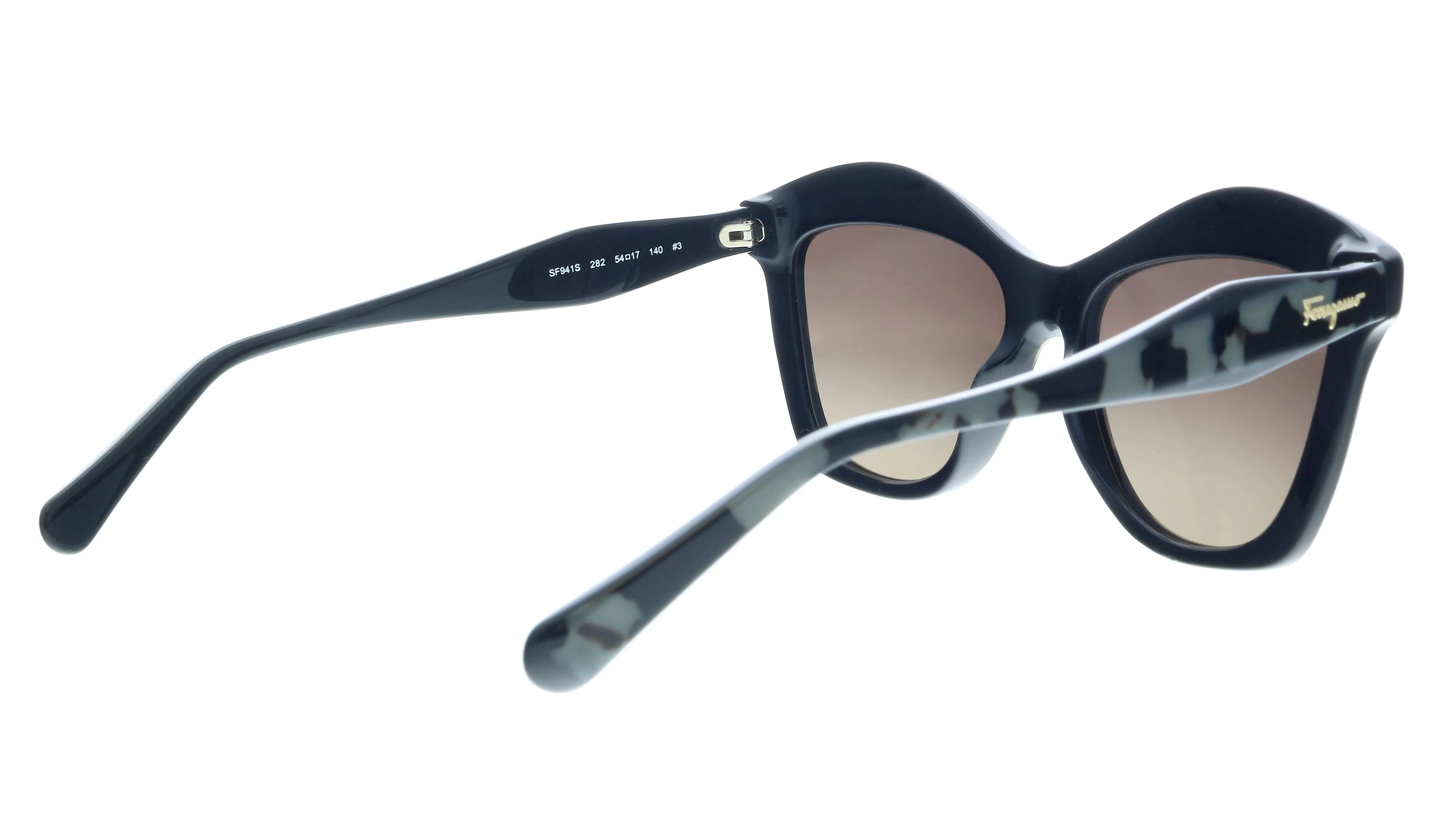 Salvatore Ferragamo SF941S 282 Taupe Havana Modified Rectangle Sunglasses