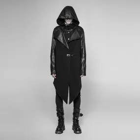 Simple Punk Medium Long Cardigan