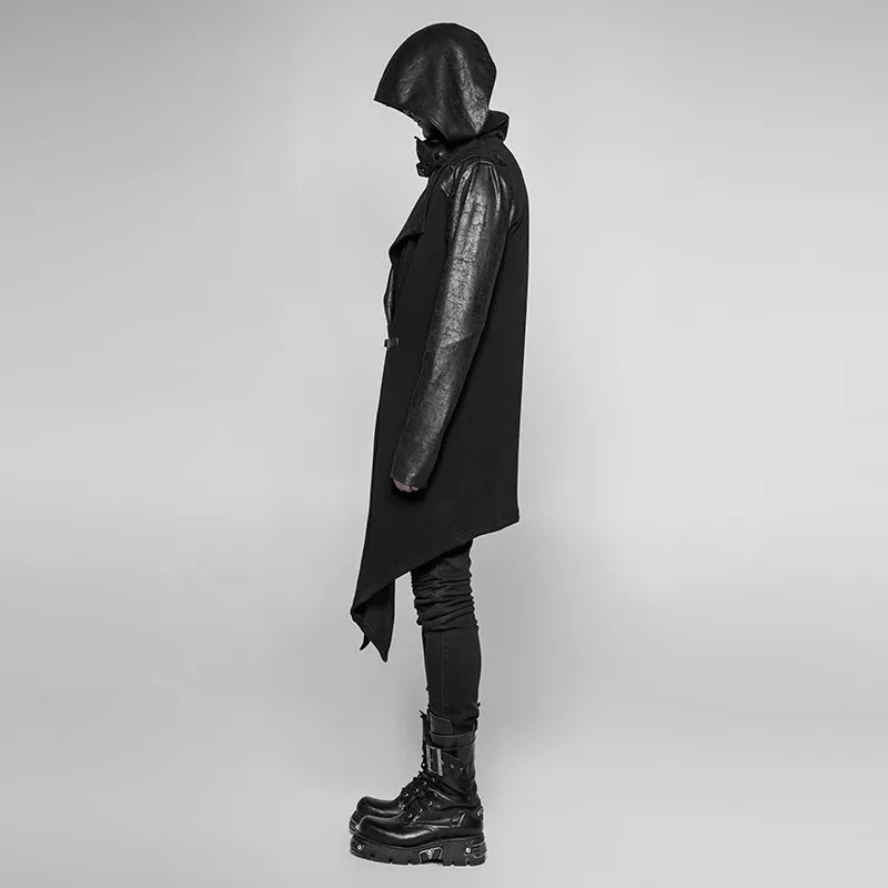 Simple Punk Medium Long Cardigan