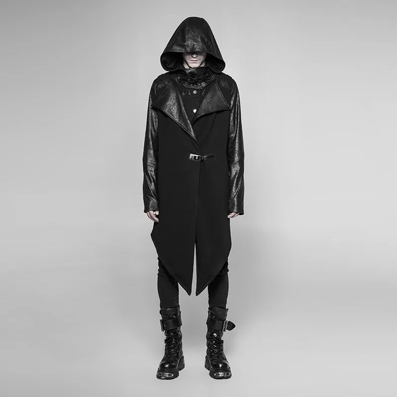 Simple Punk Medium Long Cardigan