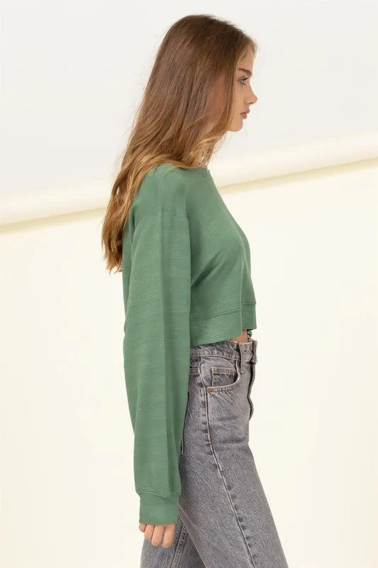 Soul Mate Cropped Sweatshirt