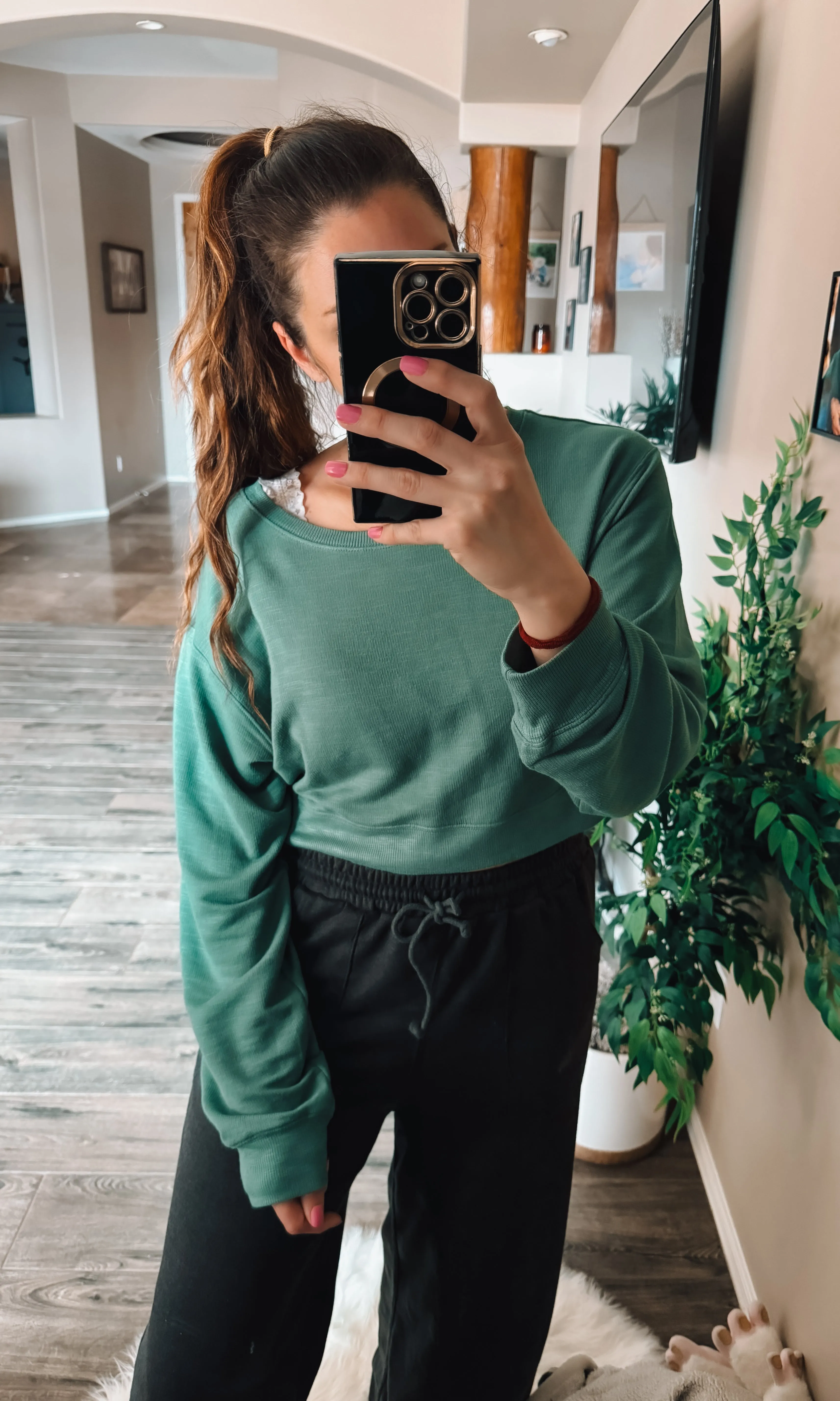 Soul Mate Cropped Sweatshirt