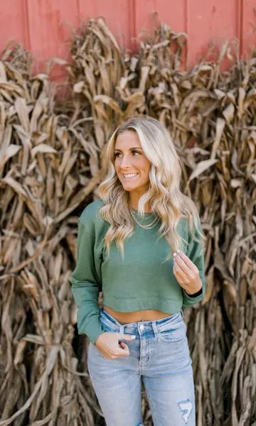 Soul Mate Cropped Sweatshirt