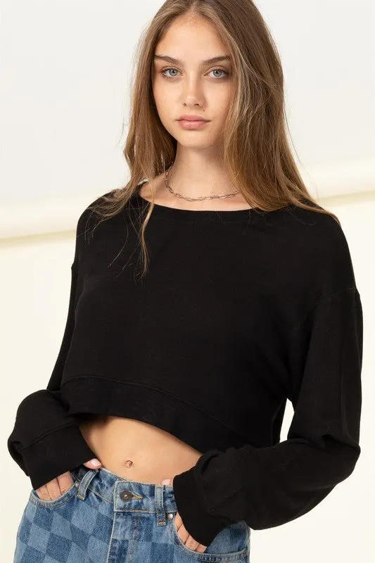 Soul Mate Cropped Sweatshirt