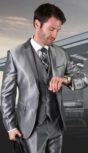 Statement  SW-204-GR Mens Suit