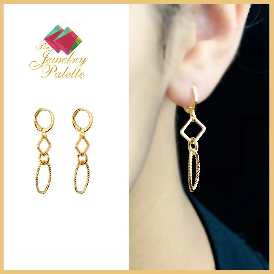 Valerie trendy chain link earrings