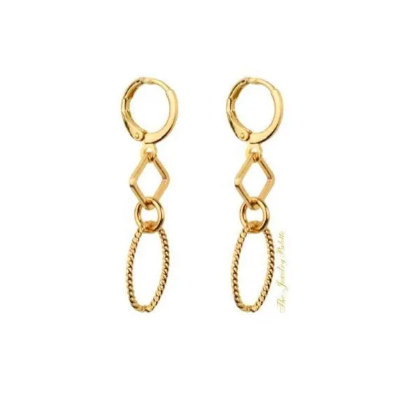 Valerie trendy chain link earrings