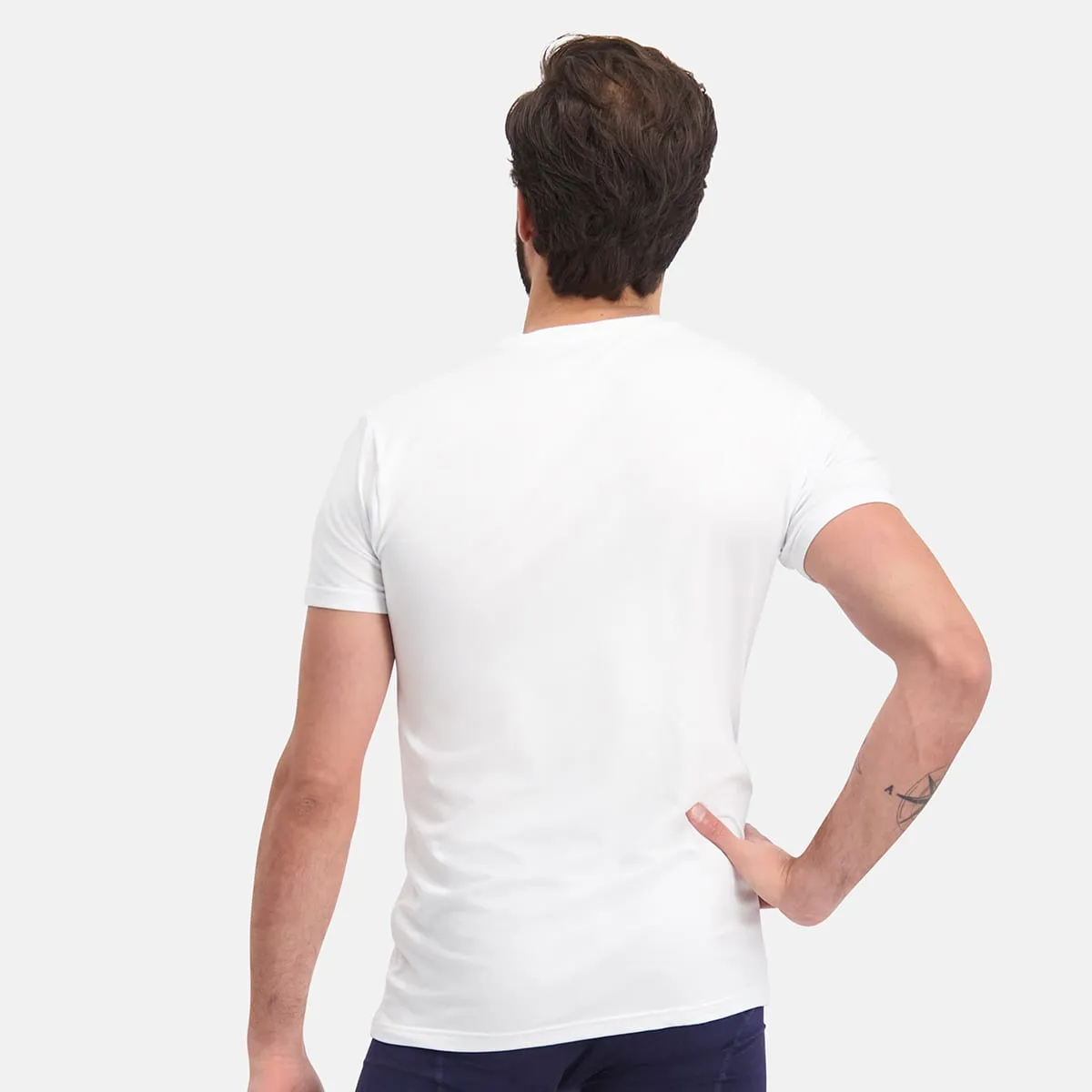 Voordeelbundel: T-Shirts Ruben ronde hals (4-pack) – Wit