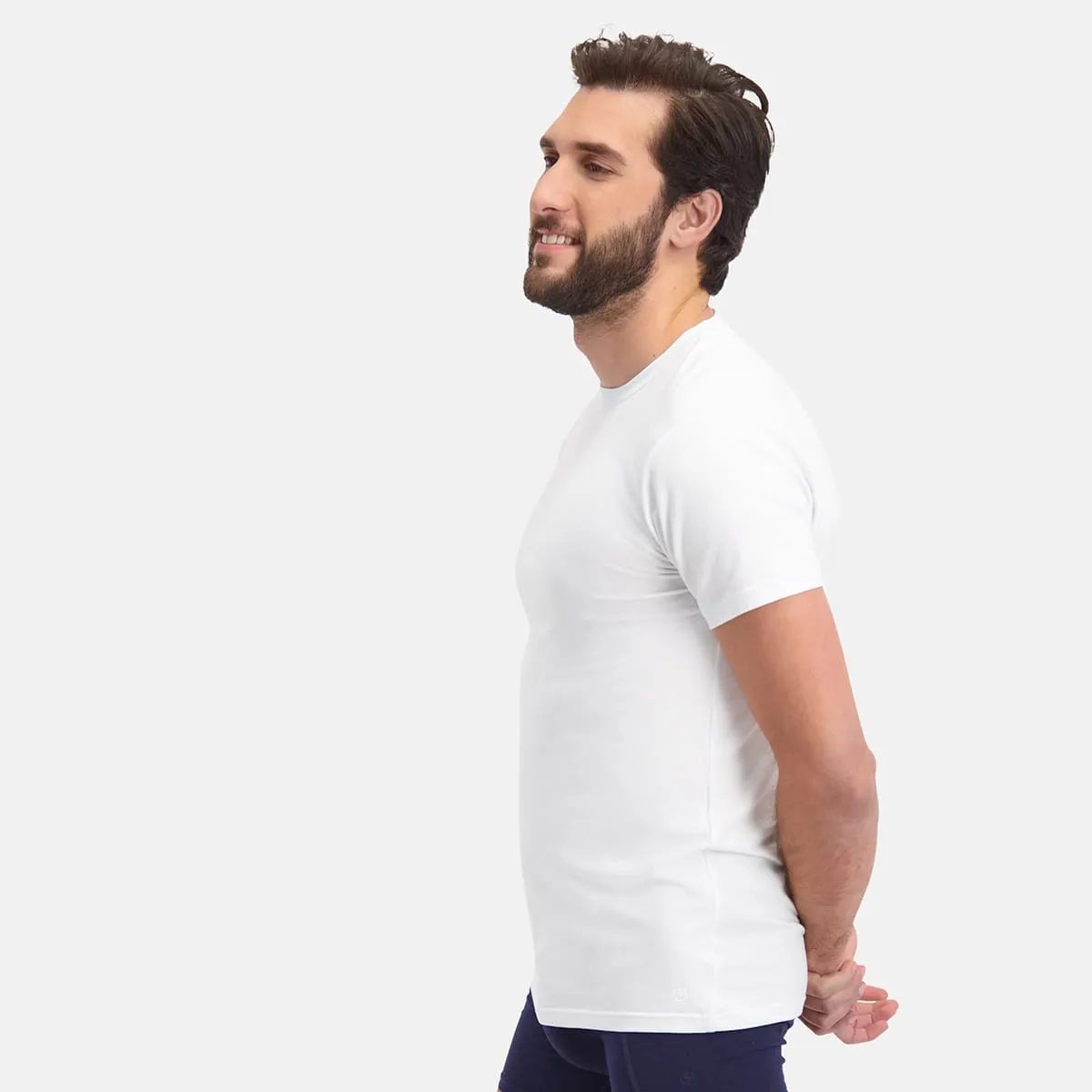 Voordeelbundel: T-Shirts Ruben ronde hals (4-pack) – Wit