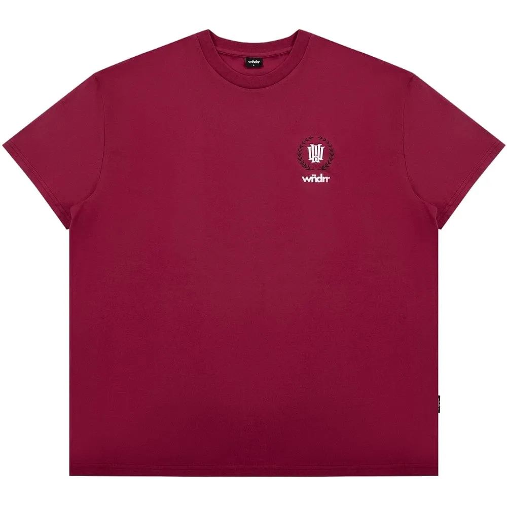 WNDRR Emperor Box Fit Tee - Blood Red
