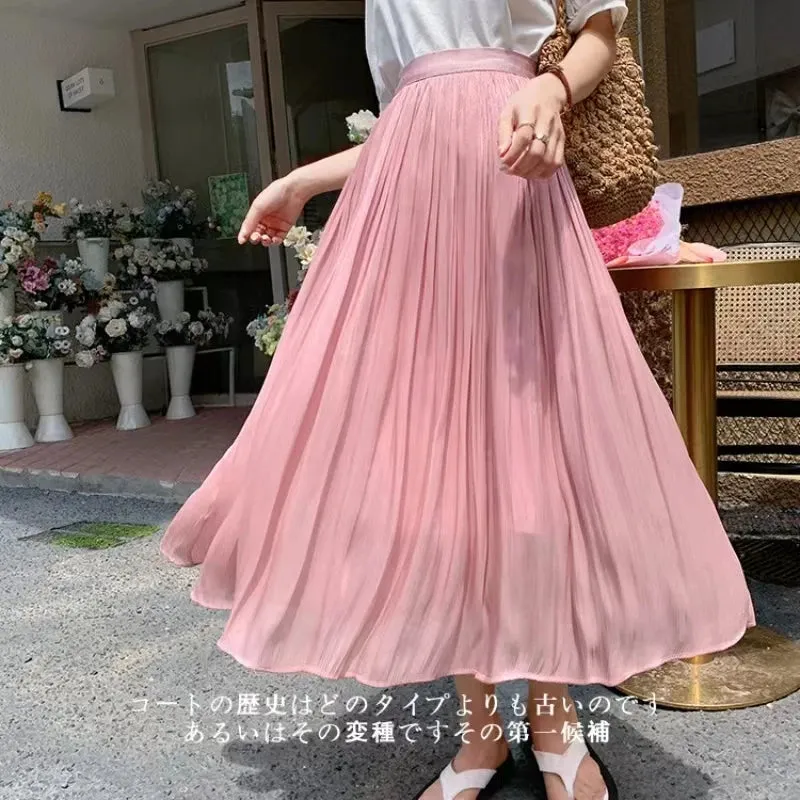Women's Pastel Colored Fashion Designer Elegant Tulle Skirts (Midi)